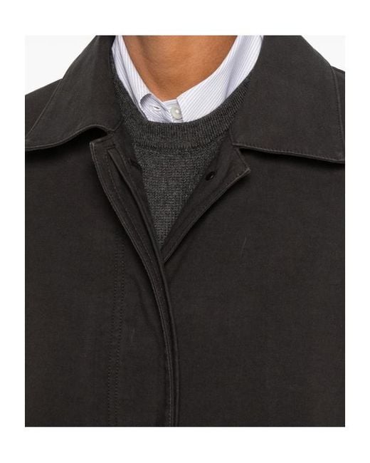 The Row Black Baeza Concealed-Fastening Jacket