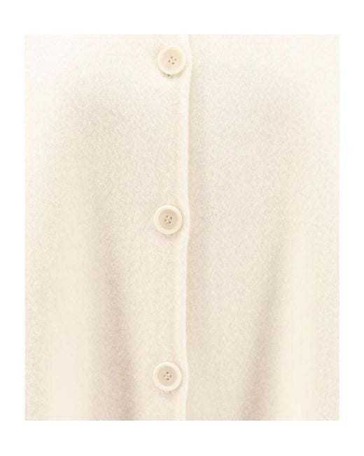 Aspesi Natural Button-Front Long-Sleeve Casual Jacket