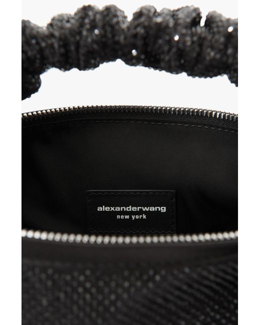 Alexander Wang Black Scrunchie Mini Top Handle Bag