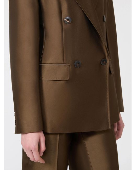 Max Mara Green Studio Mstpeccati Double-Breasted Tailored Blazer