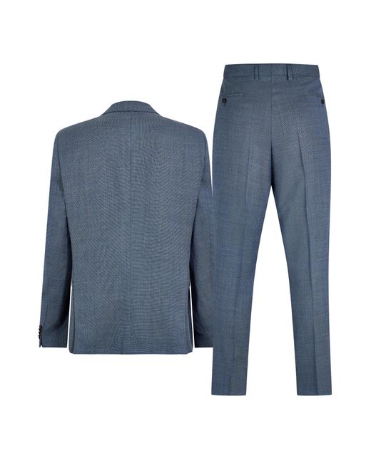 Boss Blue Three-Piece Suit for men