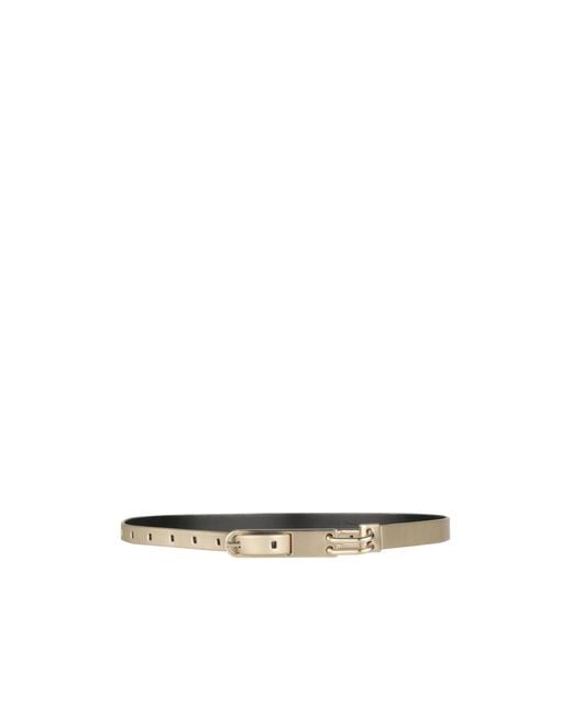 Rick Owens White Metal Belt