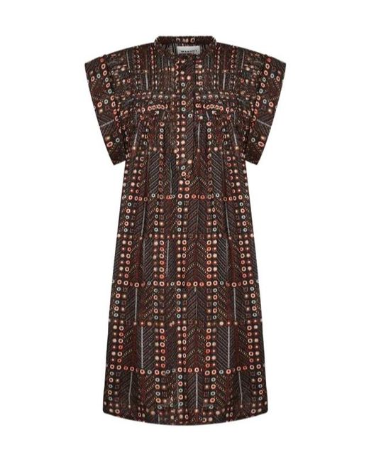 Isabel Marant Brown Isabel Marant Étoile Leazali Sleeveless Dress