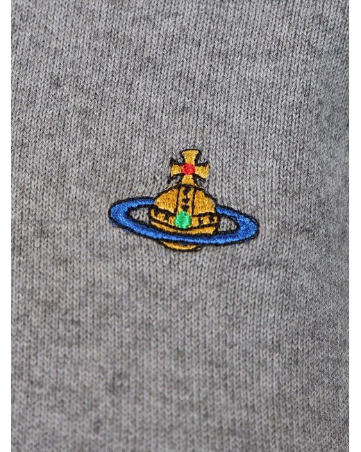 Vivienne Westwood Gray Bea Cropped Cardigan