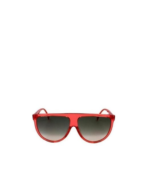 Céline Red Logo Logo Sunglasses