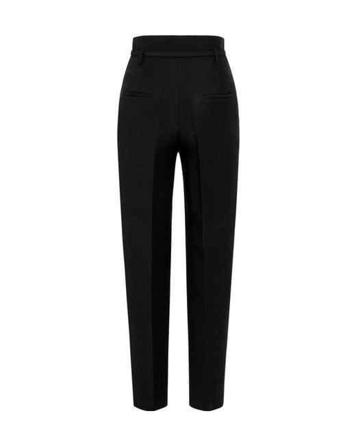 Dior Black Wool Casual Pants
