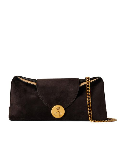 Versace Black Solid Color Shoulder Bag