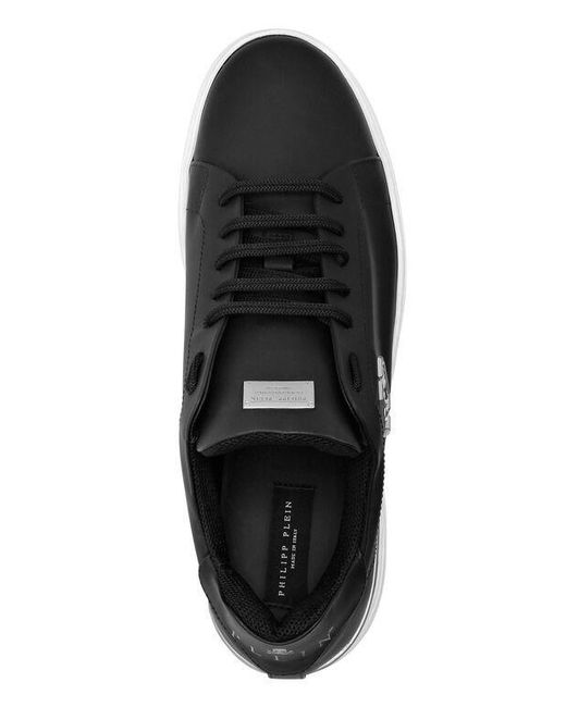 Philipp Plein Black Logo Details Casual Sports Shoes for men