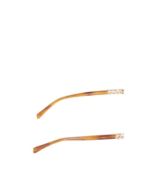 Gucci Pink Eyewear Rectangle Frame Sunglasses