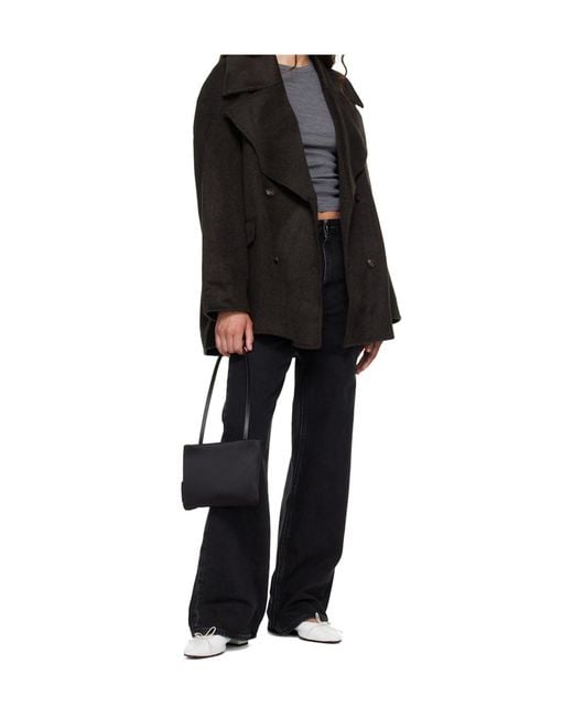 Loulou de Saison Black Double-Breasted Jacket