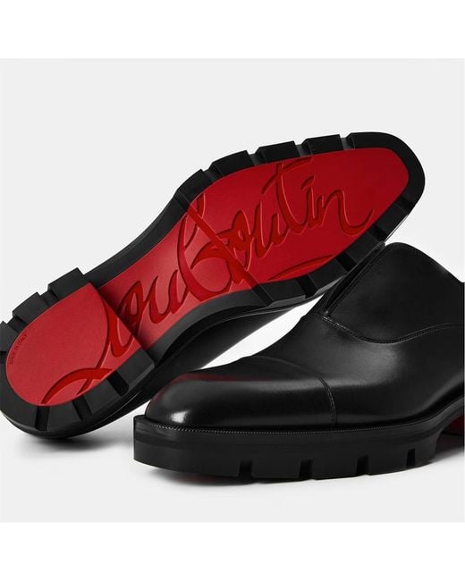 Christian Louboutin Black Slip-On Loafers for men