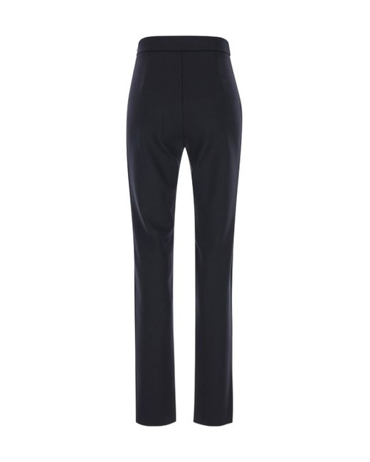 Max Mara Blue Studio Bozen Straight Leg Pants