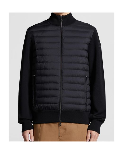 Moncler Black Down Jackets for men