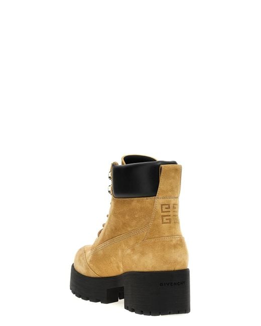 Givenchy Black Trekker Lace-Up Ankle Boots