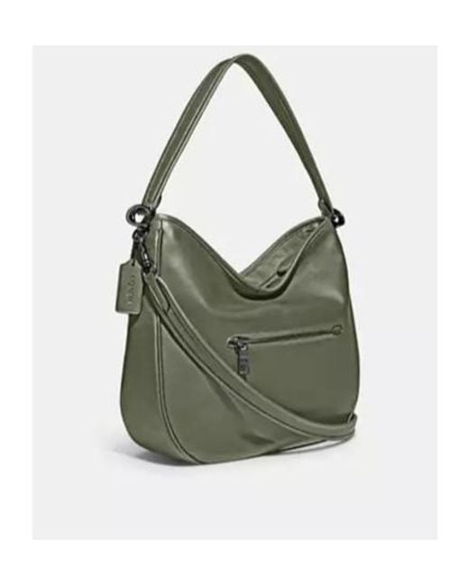 COACH Green Soft Tabby Shoulder Bag