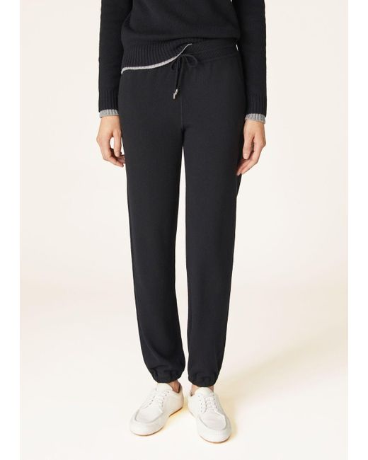 Loro Piana Black Merano Straight-Leg Tailored Trousers