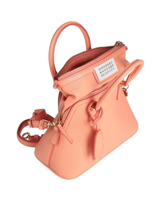 Maison Margiela Pink Minimalist Boston Bag