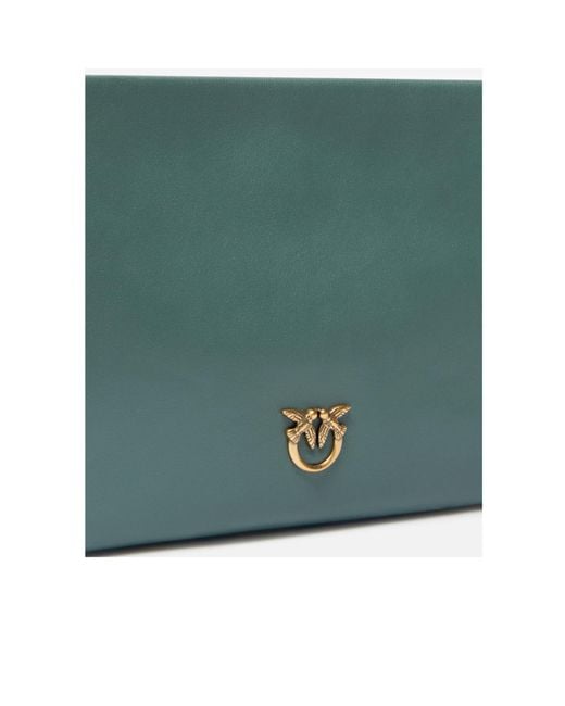 Pinko Green Adjustable Strap Shoulder Bag
