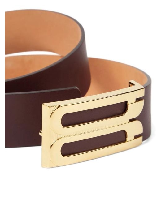 Victoria Beckham Brown Jumbo Dorian Belt