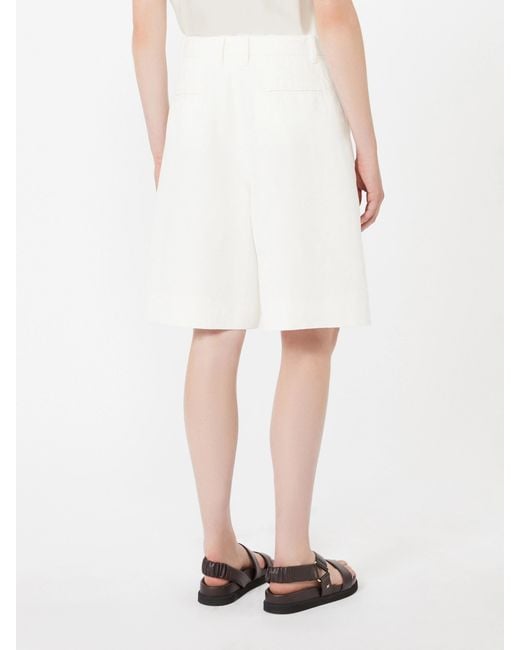 Max Mara White 'S Smmsole Bermuda Shorts