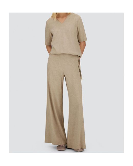 Herno Natural Straight-Leg Trousers
