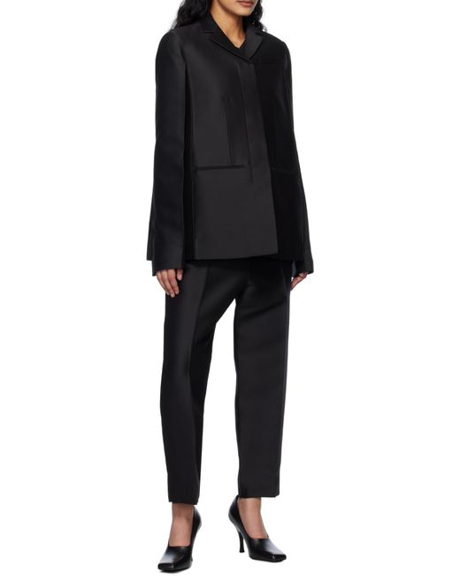 Khaite Black Cam Tailored Pants