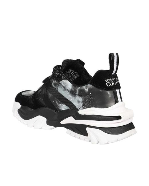 Versace Jeans Black Couture Chunky Low-Top Sneakers for men