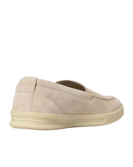 Woolrich Natural Suede Slip-On Sneakers