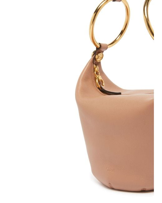Chloé White Zippered Shoulder Bag