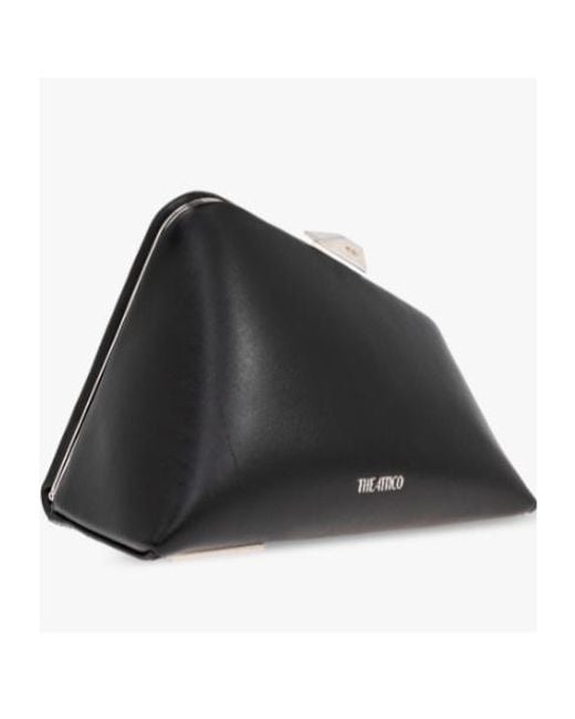 The Attico Black The Midnight Clutch Bag