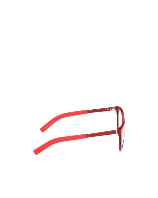 Moncler Pink Cat-Eye Frame Flat Mirror for men