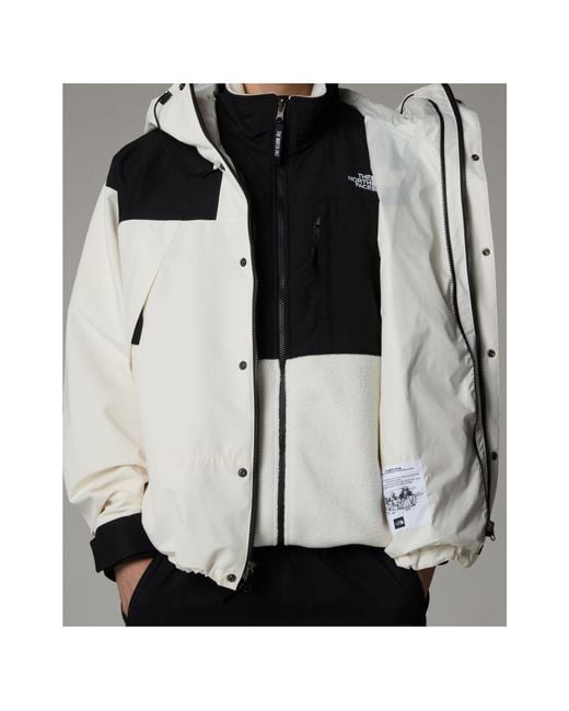 The North Face White Dryvent Mono Mountain Jacket for men
