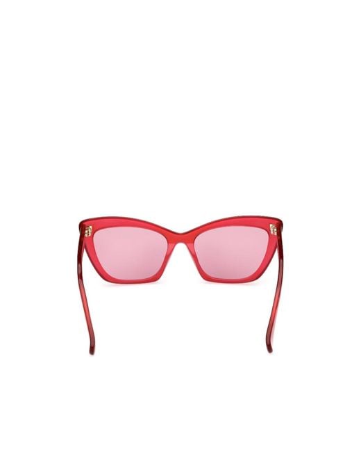 Max Mara Pink Cat-Eye Frame Sunglasses