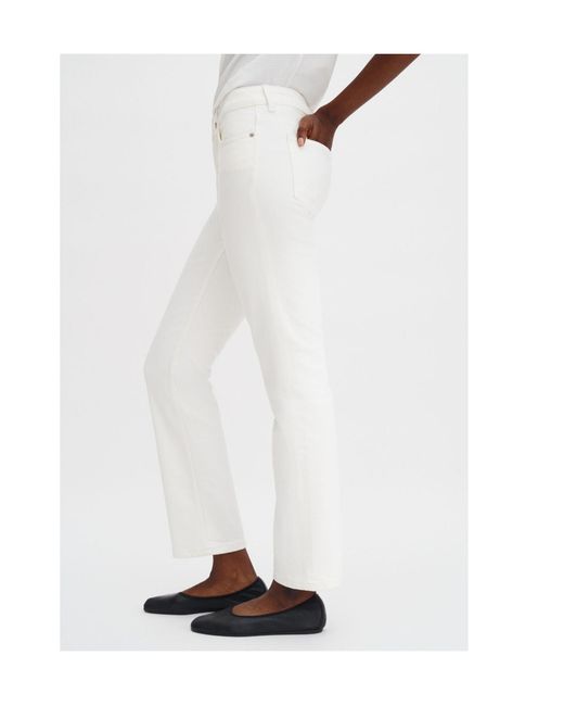 Filippa K White Stella Five-Pocket Jeans