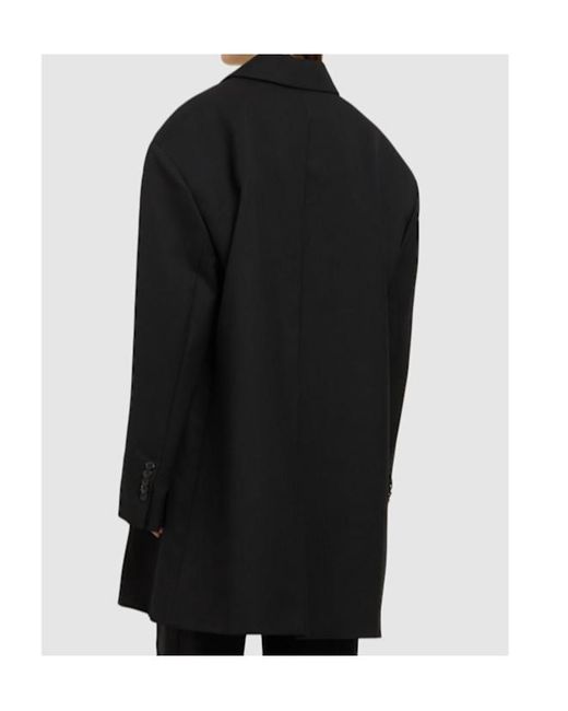 Wardrobe NYC Black Double Breasted Coat