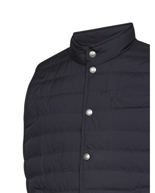 Brunello Cucinelli Blue Vests for men