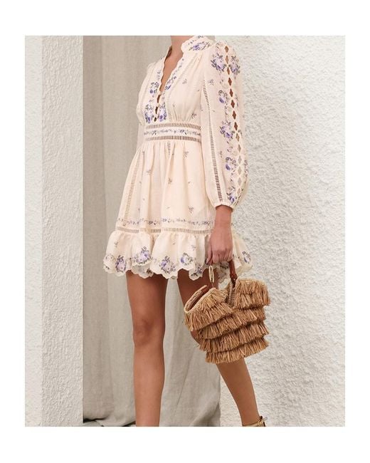 Zimmermann Natural Patience Mini Dress