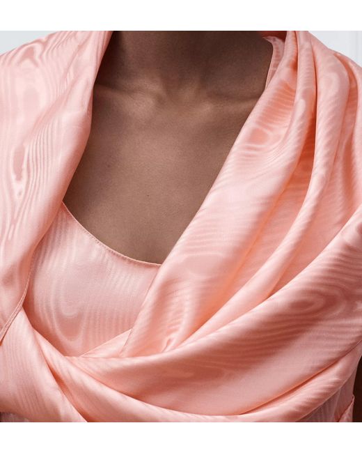 Dior Pink Mid-Length Asymmetrical Dress