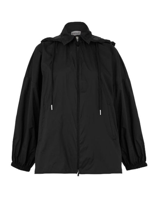 Moncler Black Hooded Casual Jacket