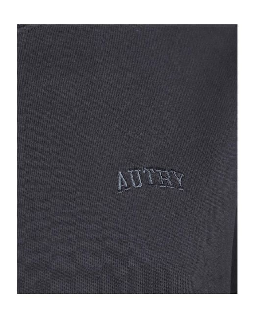 Autry Black Crew-Neck T-Shirt
