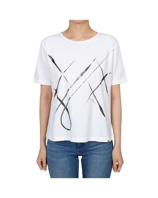 Herno White Interlock Jersey T-Shirt