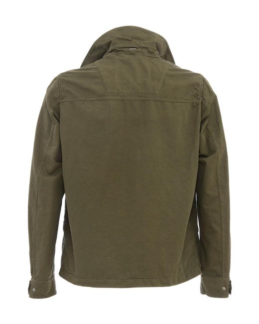 Herno Green Utility Pocket Shirt for men