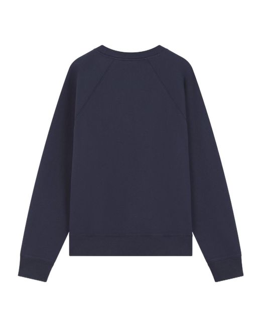 Maison Kitsuné Blue Maison Kitsuné Gradient Oversize Sweatshirt for men
