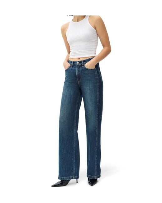 Rag & Bone Blue Belt-Loop Jeans