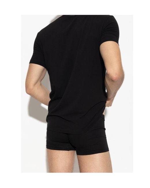DSquared² Black Short Sleeve T-Shirt for men