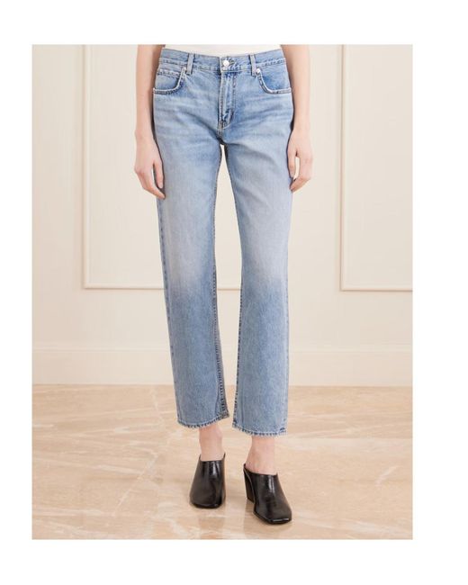Nili Lotan Blue Belt Loop Jeans