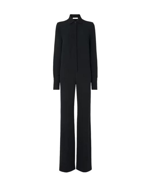 Fendi Black Silk Cady Jumpsuit