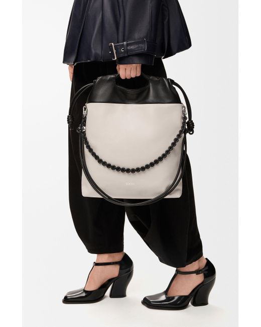 Loewe Black Flamenco Purse Tote Bag