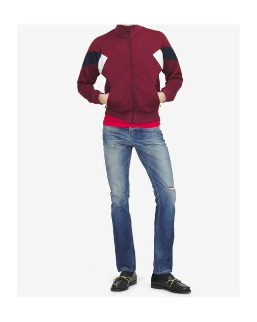 McQueen Red Mcqueen Logo Track Jacket for men