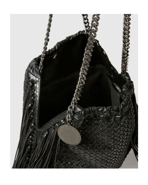 Stella McCartney Black Falabella Medium Shoulder Bag
